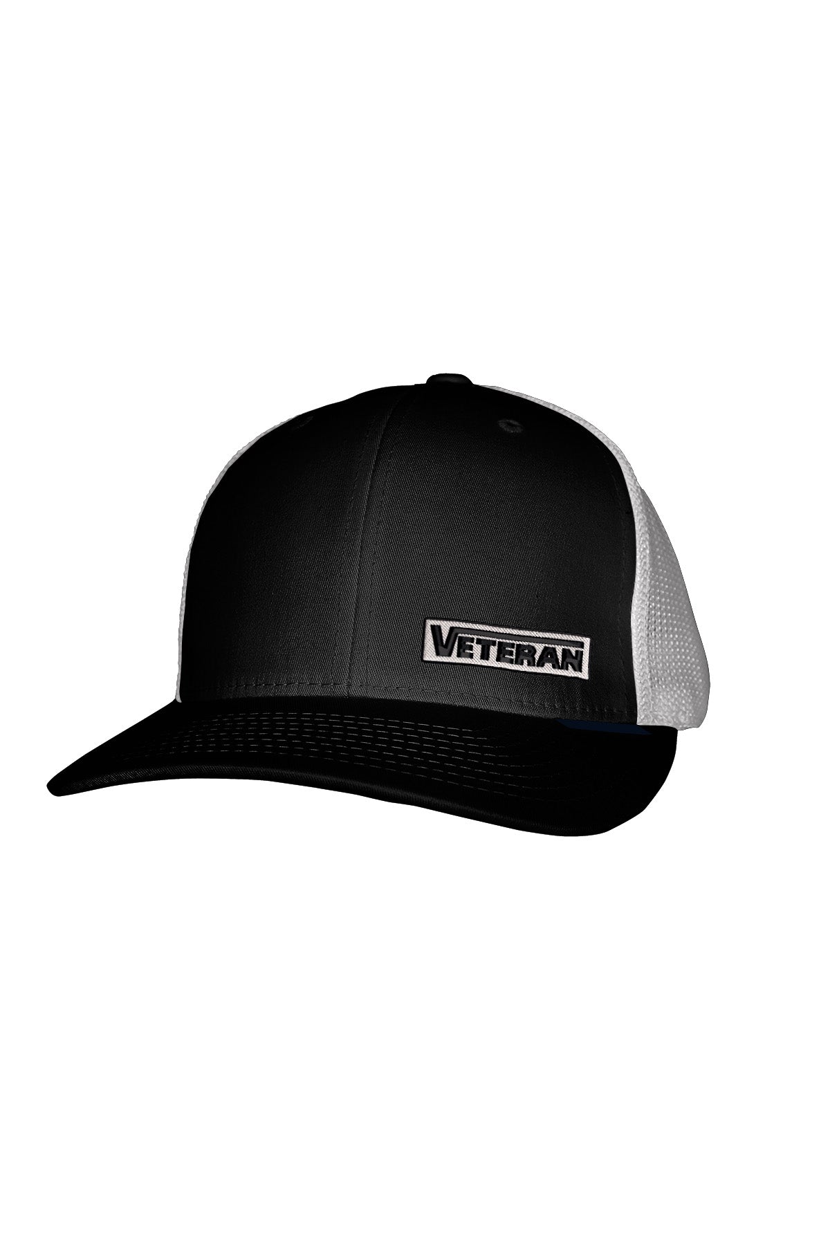 VETERAN STITCH-SYLE™️ GREY PATCH - MESH BACK SNAPBACK