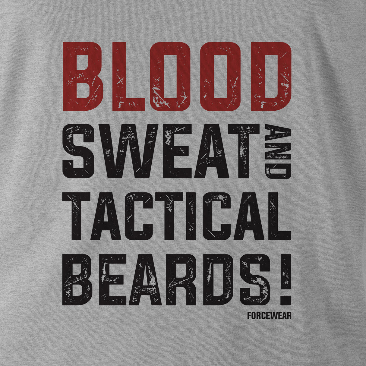 BLOOD SWEAT AND TACTICAL BEARDS HOODIE