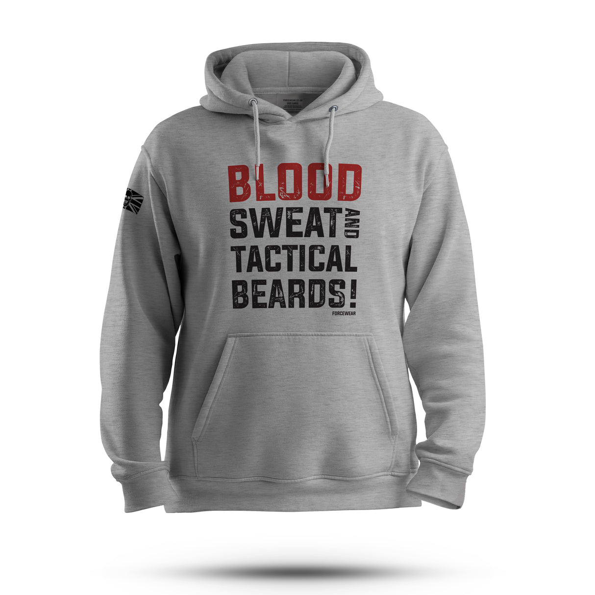 BLOOD SWEAT AND TACTICAL BEARDS HOODIE