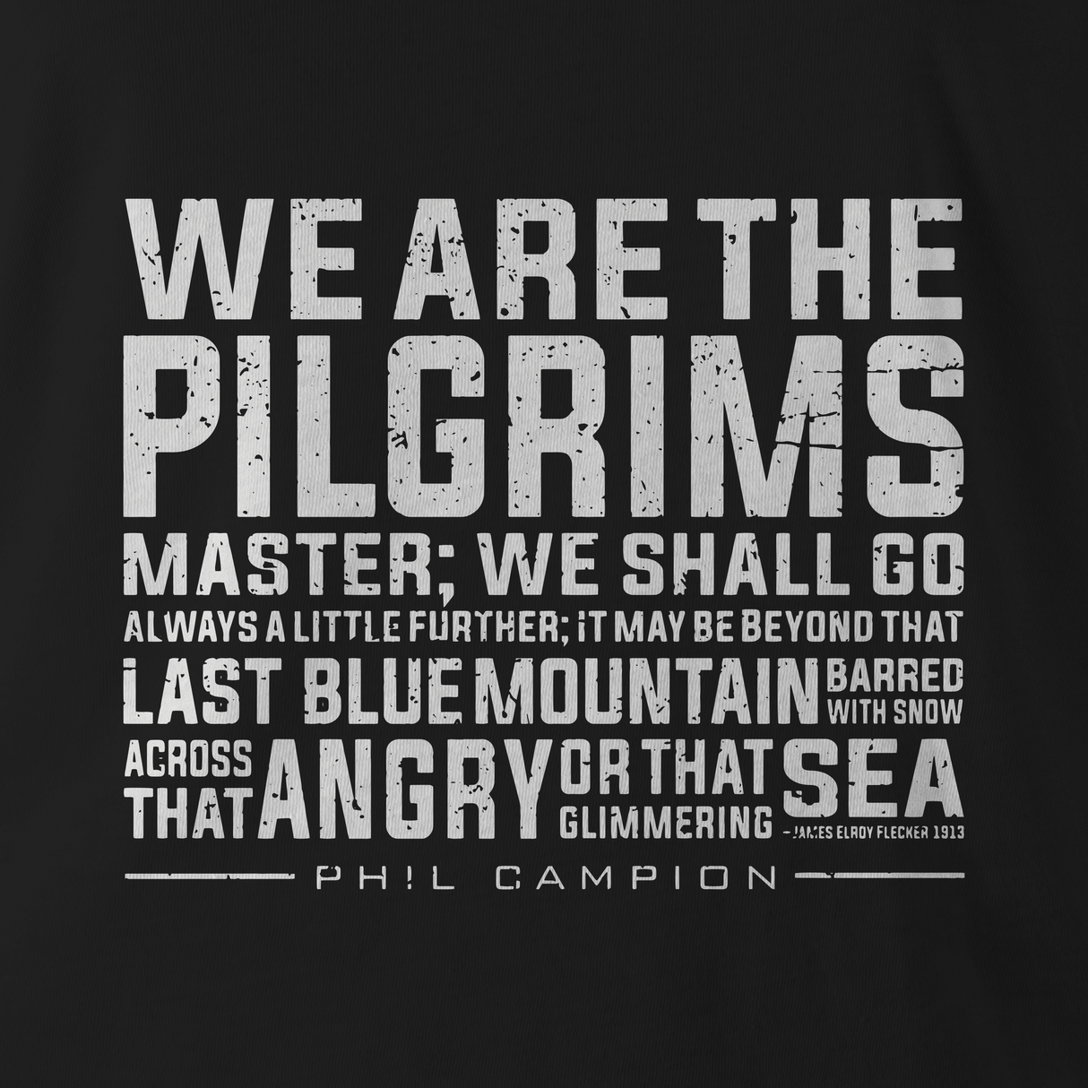 BORN FEARLESS WE ARE THE PILGRIMS WHITE T&B HOODIE