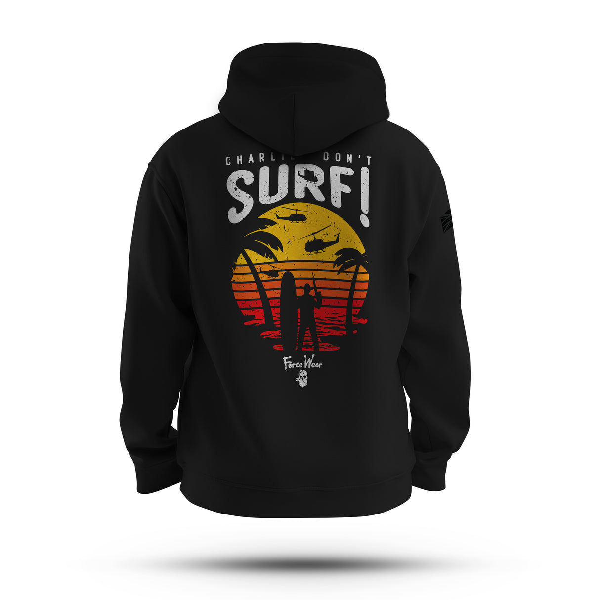 CHARLIE DON'T SURF BLK HOODIE