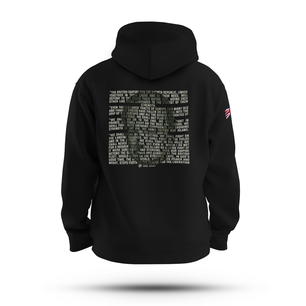 CHURCHILL SPEECH HOODIE