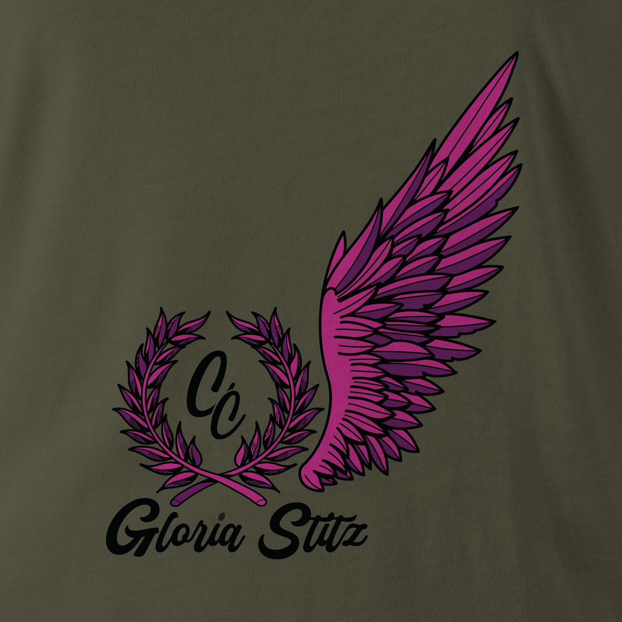 GLORIA STITZ PINK TAG HOODIE