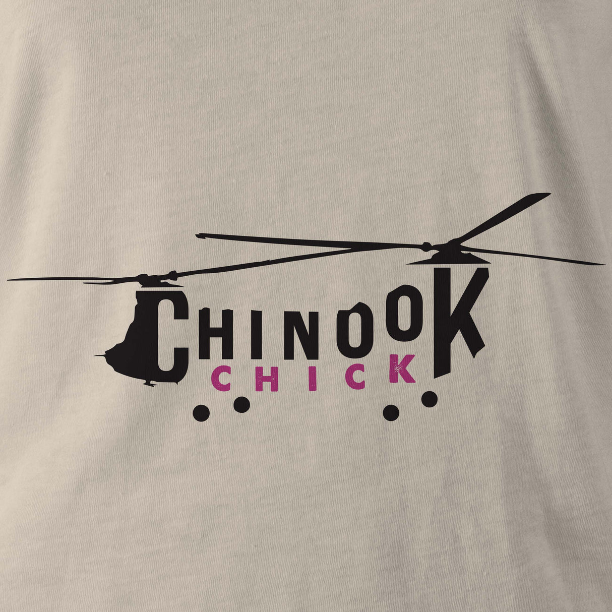 CHINOOK 'CHICK' BLACK TAG