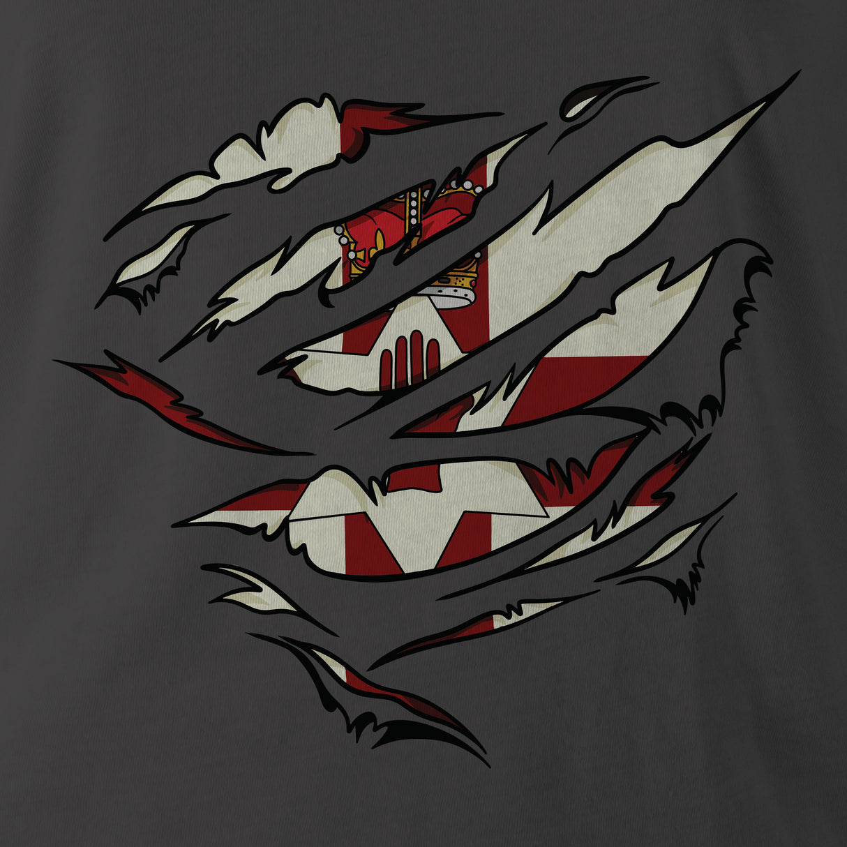 RIPPED ULSTER FLAG
