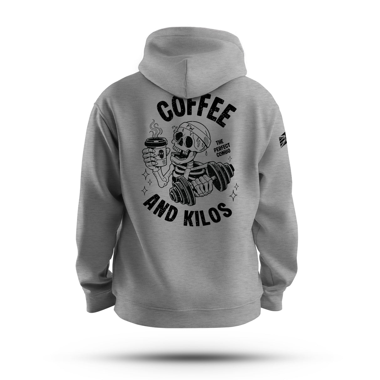 COFFEE AND KILOS TAG & BACK ZIPPIE