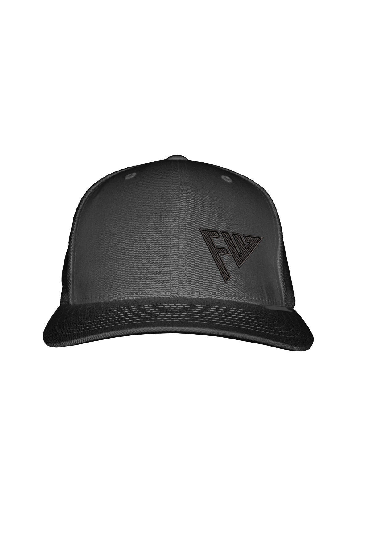 FW BLACK STITCH-STYLE™️ - FABRIC BACK SNAPBACK
