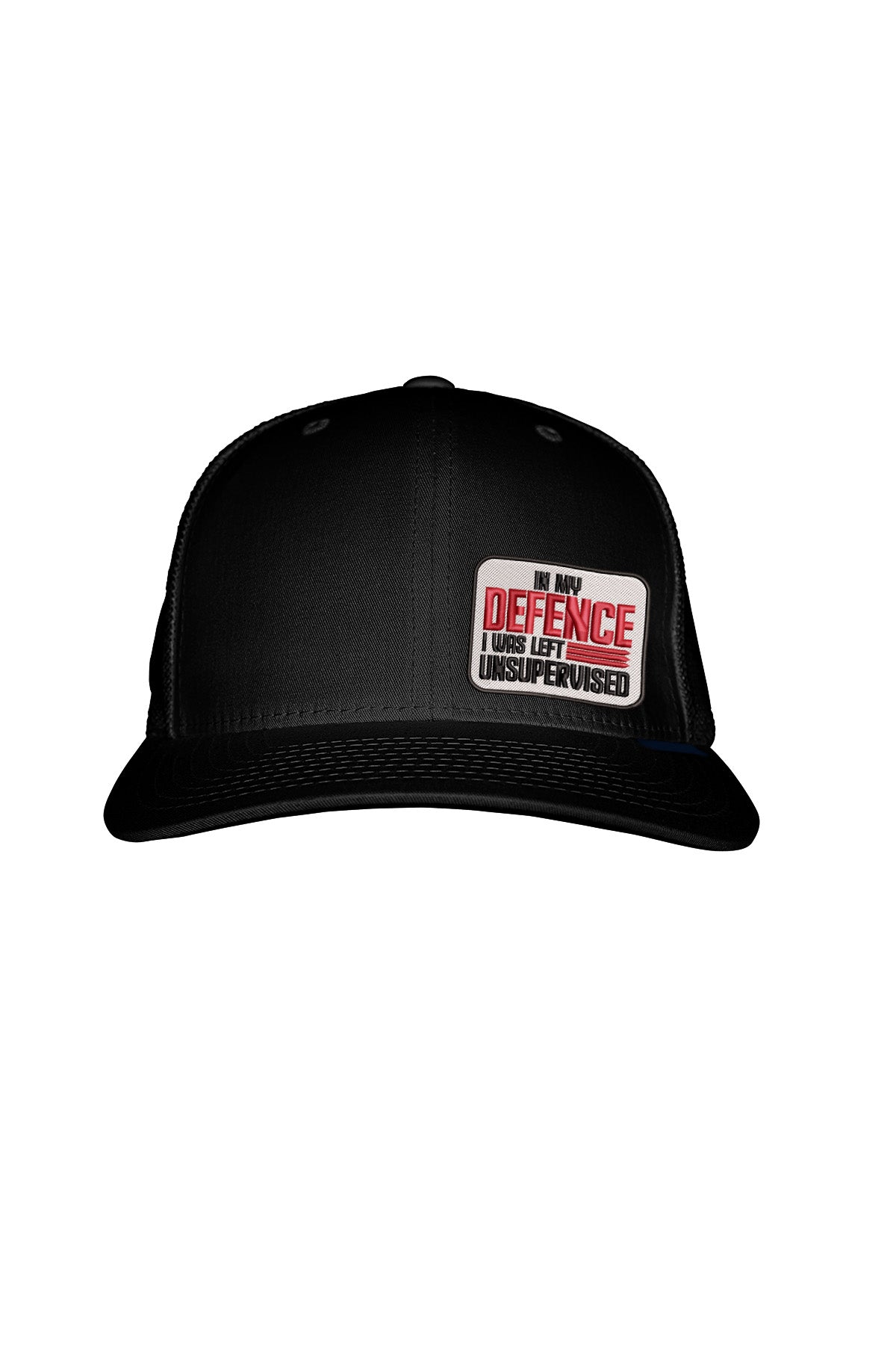 IN MY DEFENCE STITCH-STYLE™️ - FABRIC BACK SNAPBACK