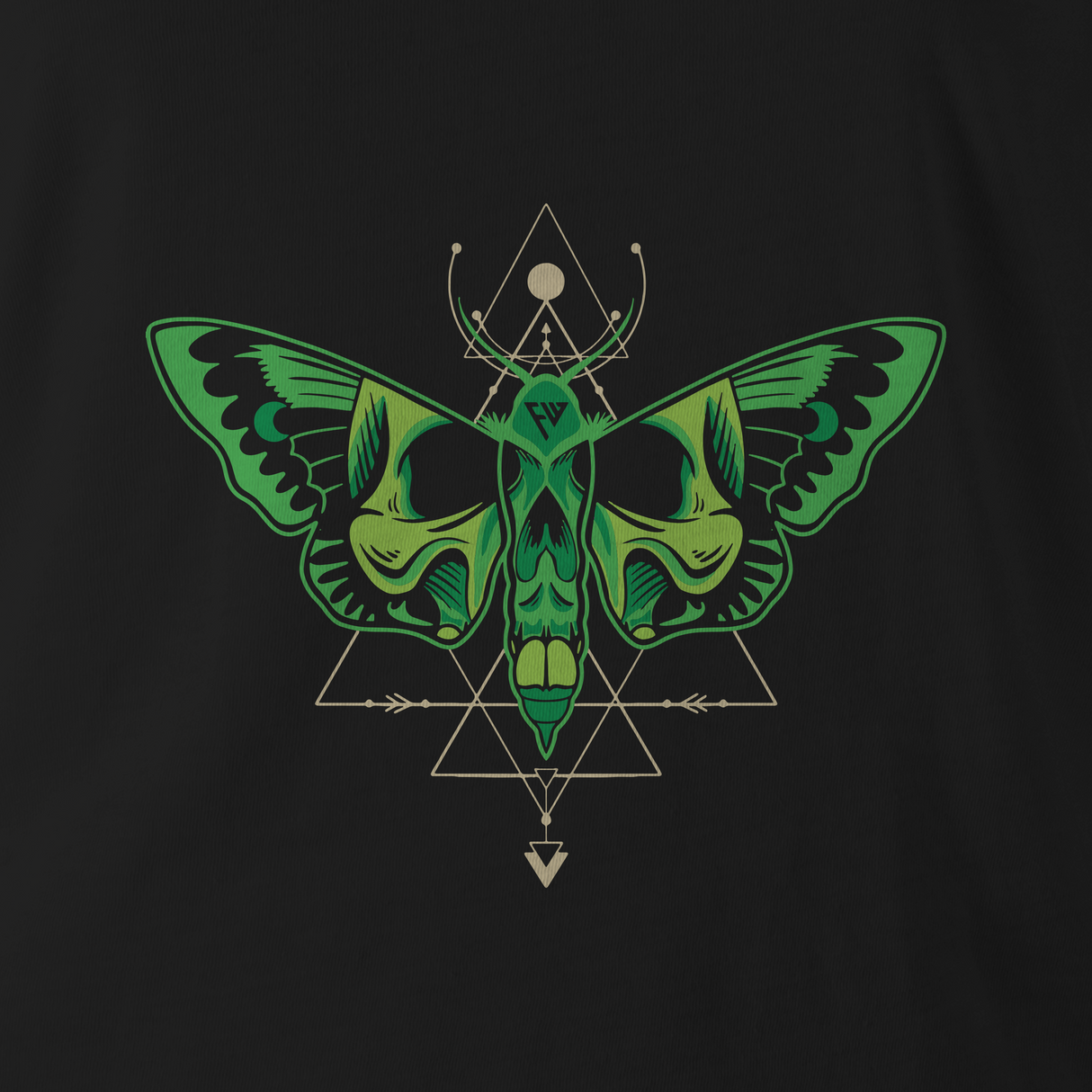 DEATH MOTH TAG & BACK HOODIE