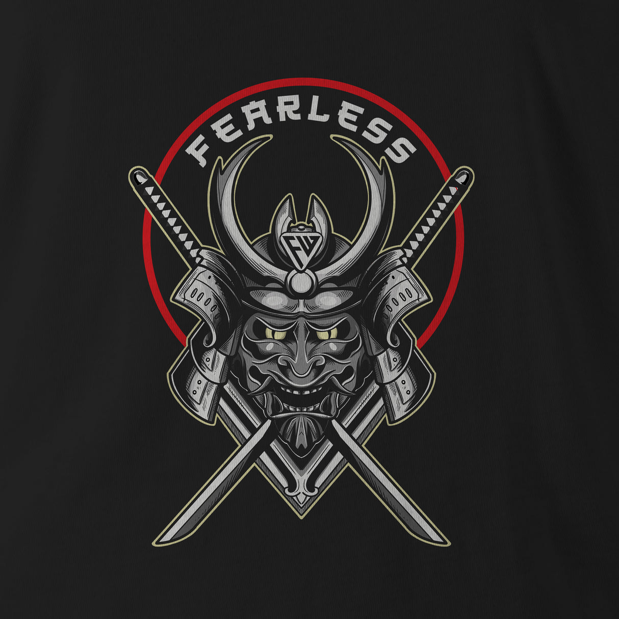 FEARLESS SAMURAI TAG & BACK HOODIE
