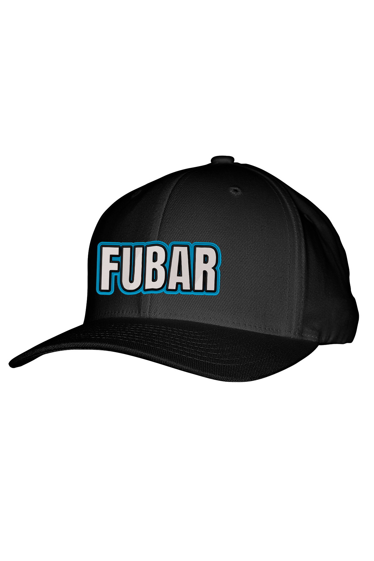 FUBAR BLUE STITCH-STYLE™️ PATCH - FABRIC BACK SNAPBACK