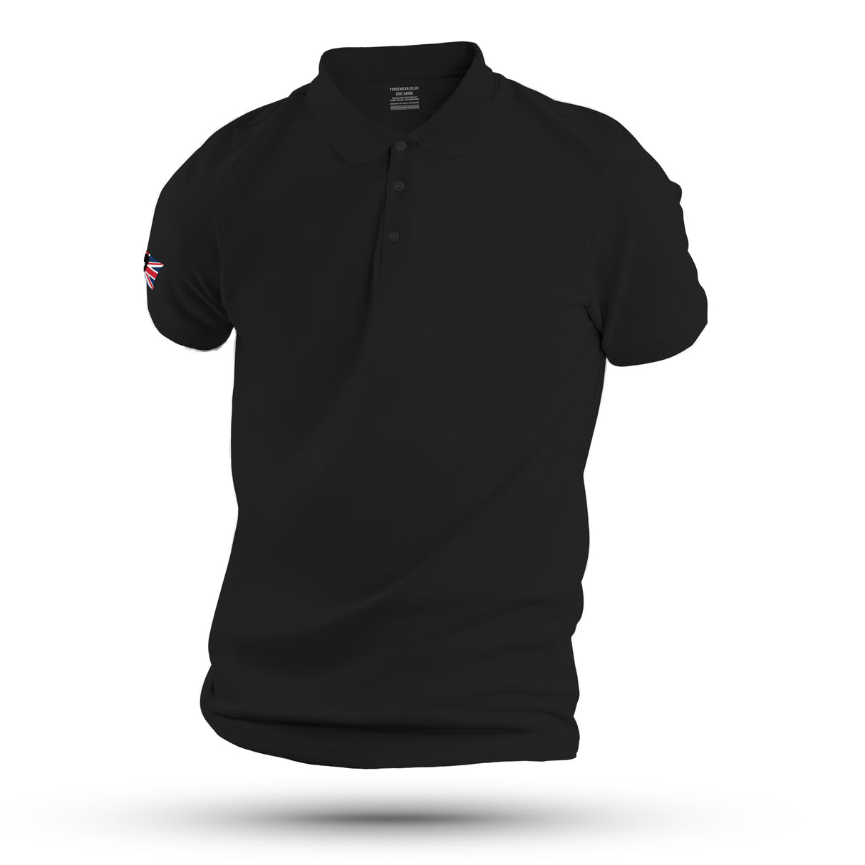 FULL COLOUR UJ BLACK BASE POLO - BLACKOUT