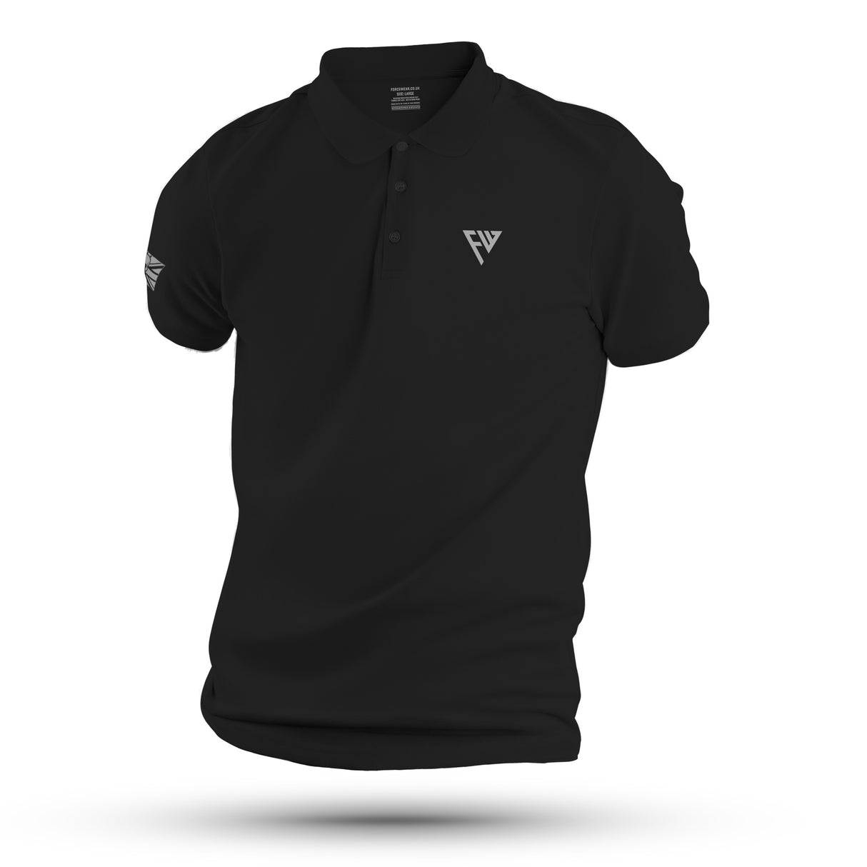 FW BASIC CHROME POLO - BLACKOUT