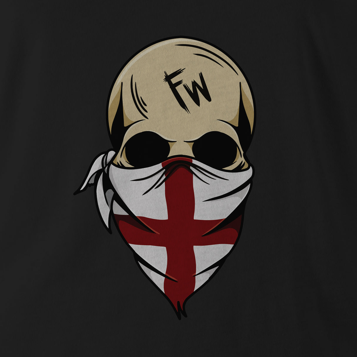 FW SKULL ENGLAND ZIPPIE