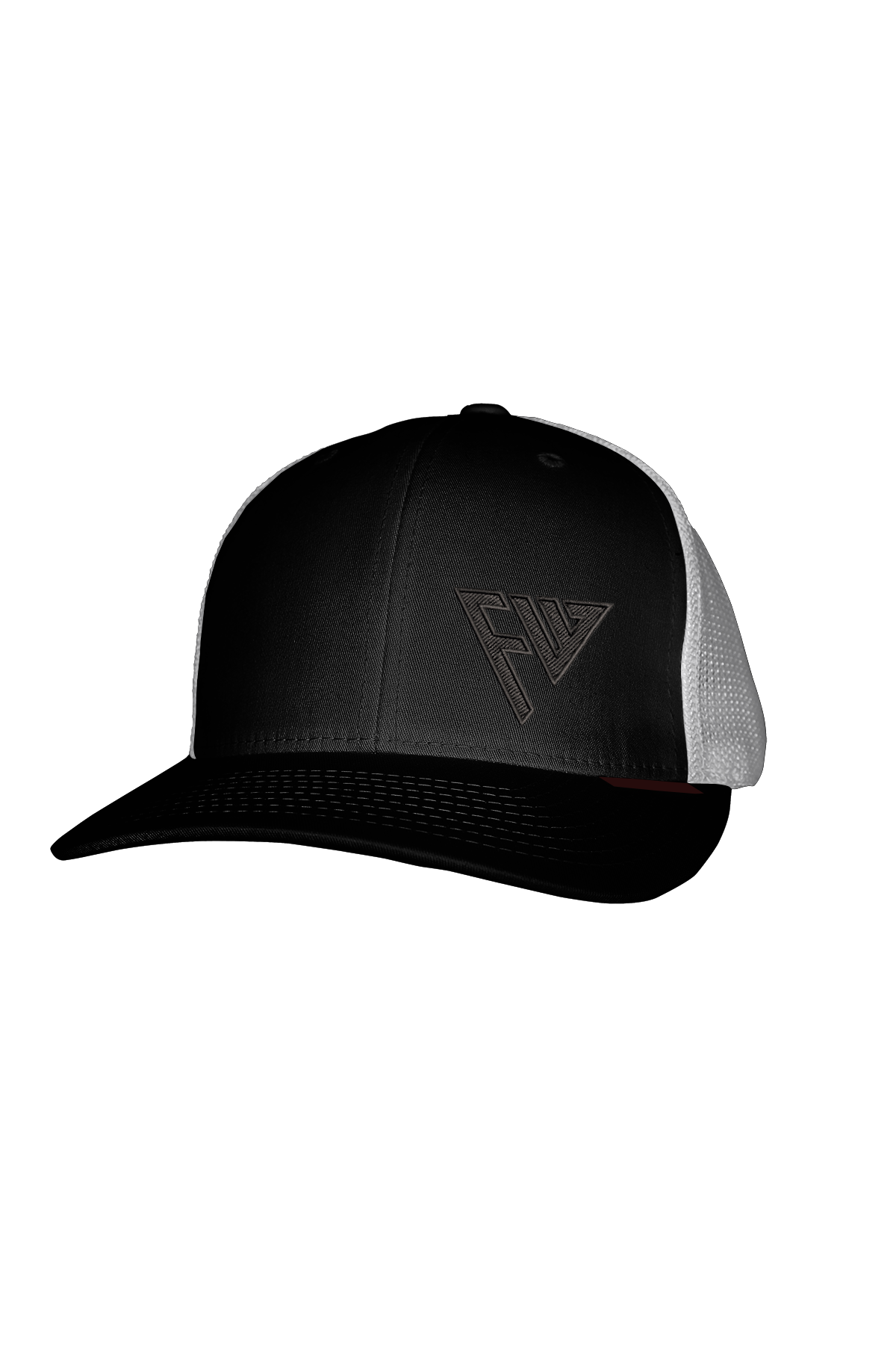FW BLACK STITCH-STYLE™️ - MESH BACK 2-TONE SNAPBACK