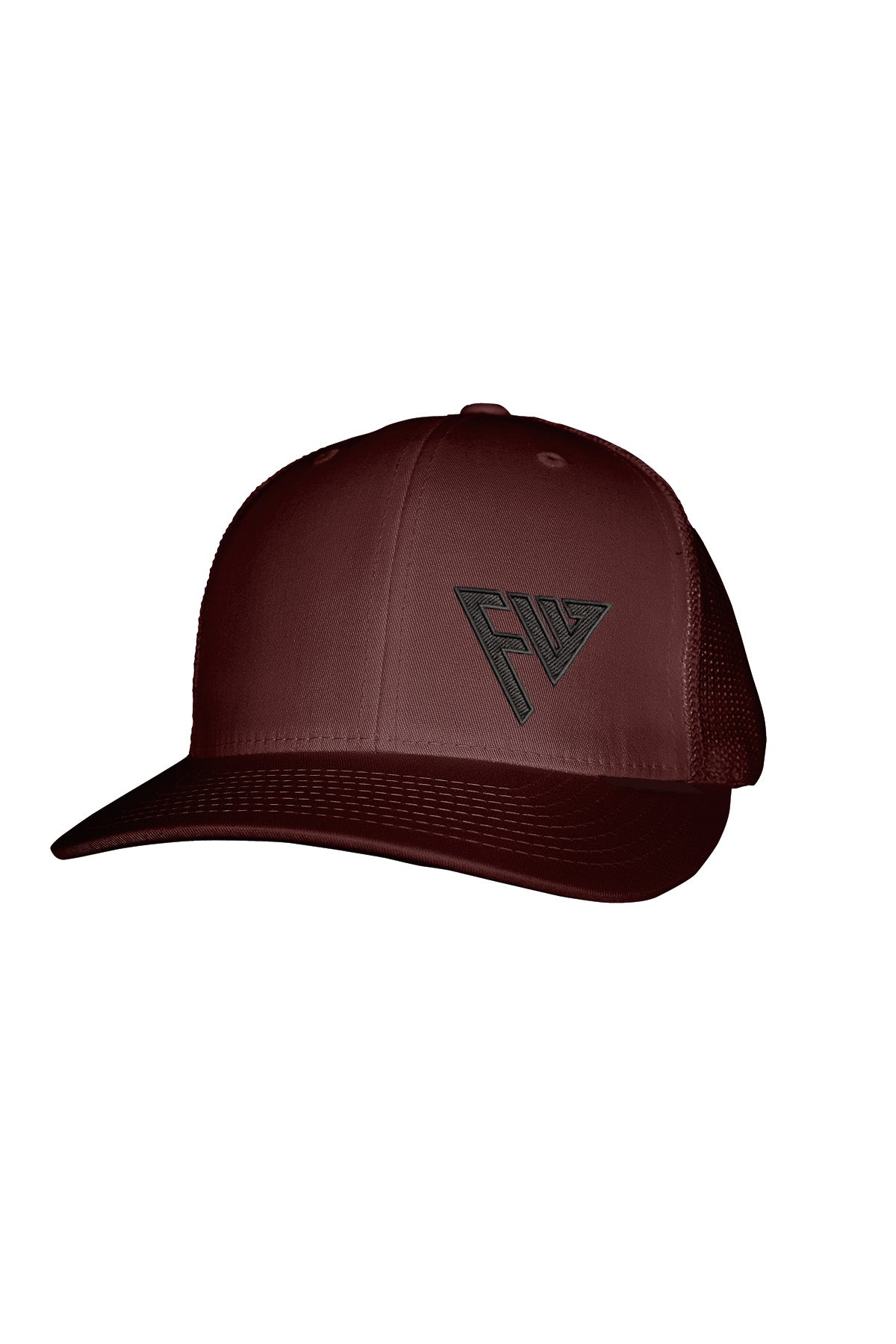 FW BLACK STITCH-STYLE™️ - MESH BACK SNAPBACK