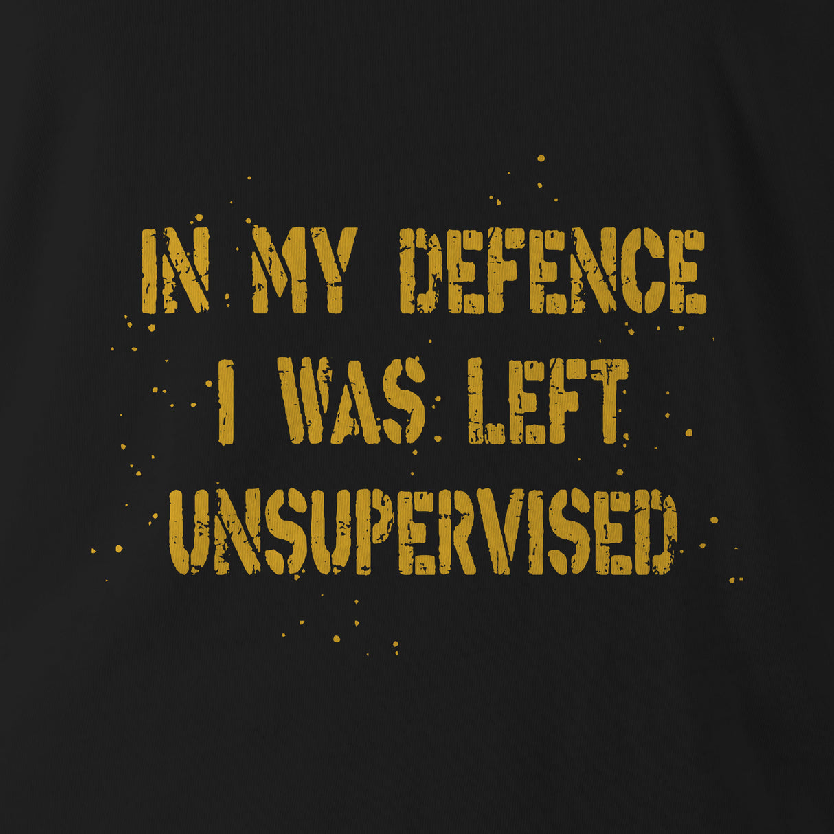 IN MY DEFENCE YELLOW ED HOODIE