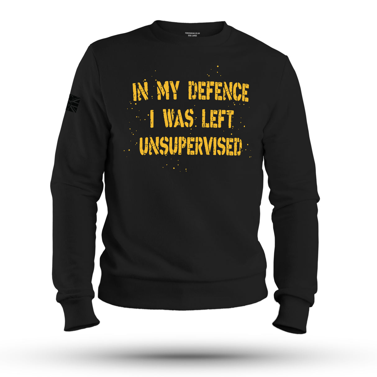 IN MY DEFENCE YELLOW ED SWEAT