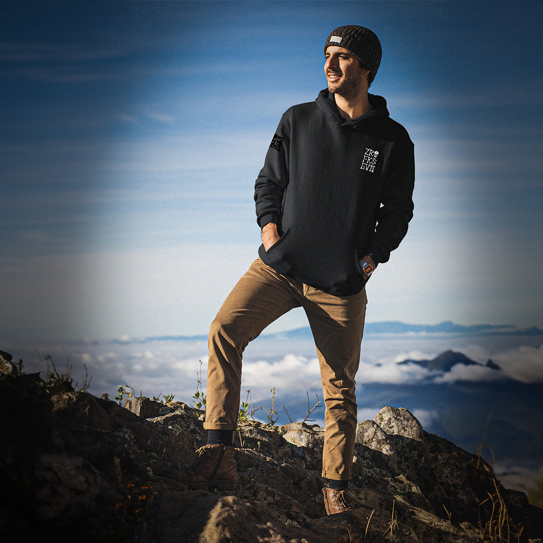 SKELETON ZRO FKS GVN HOODIE