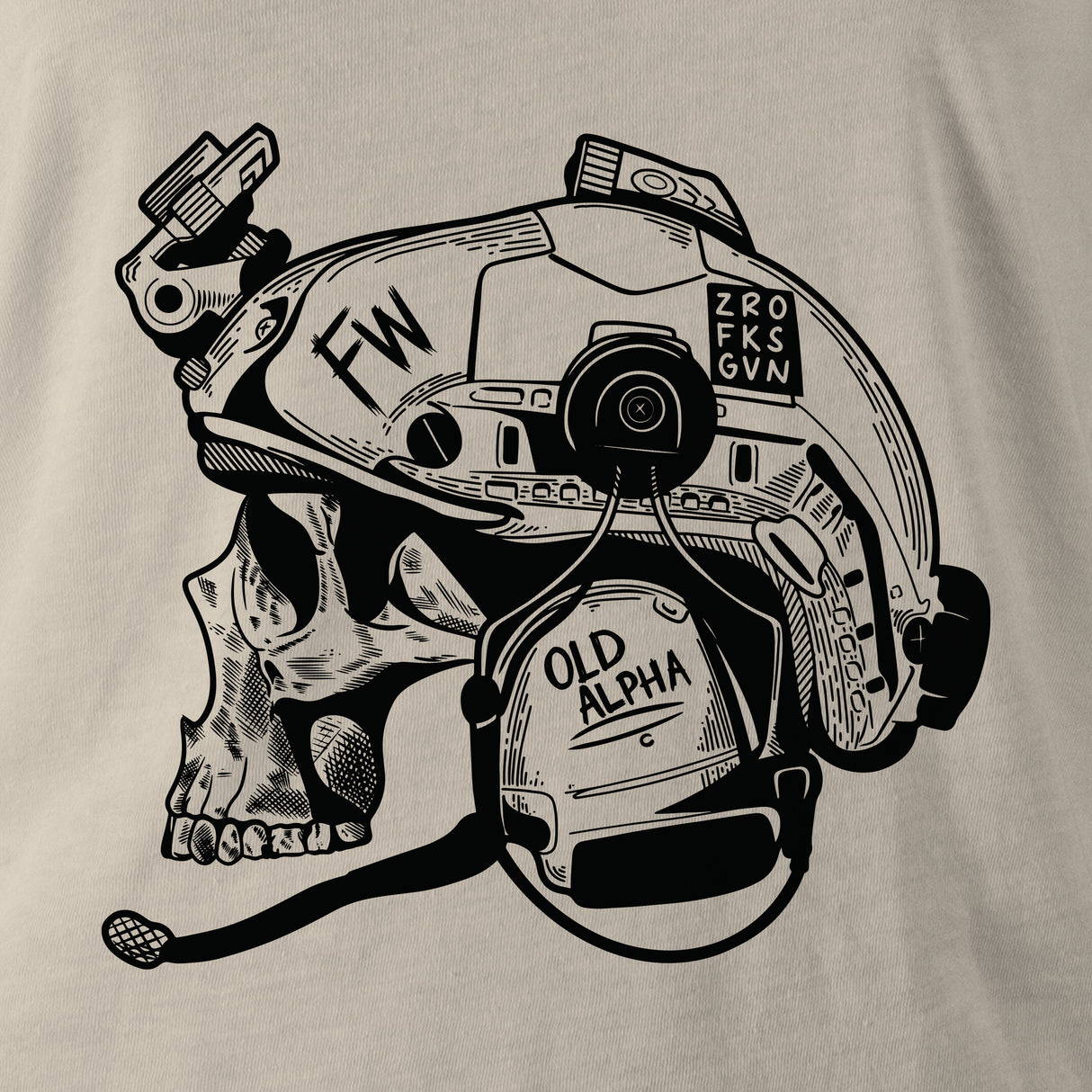 OLD ALPHA TAG & BACK