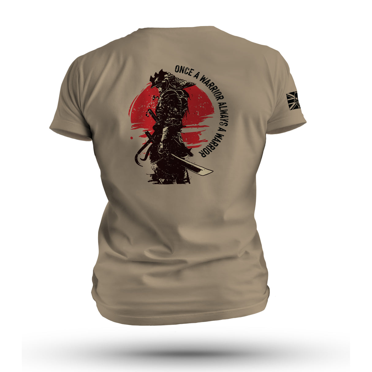 ONCE A WARRIOR ALWAYS A WARRIOR TAG & BACK