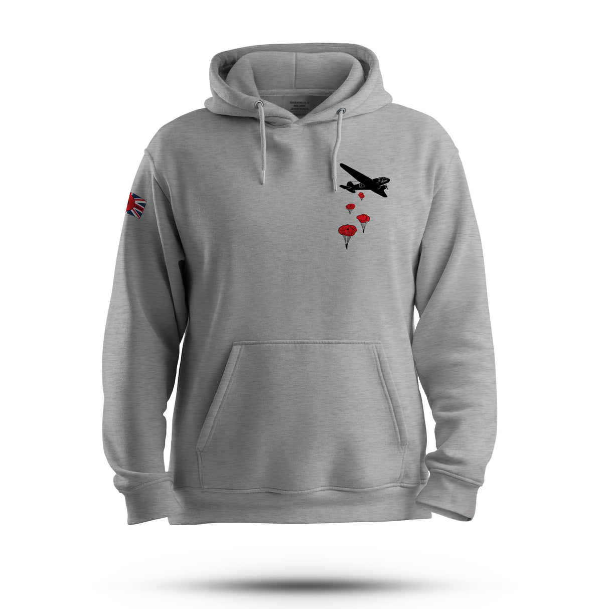 PARA DROP POPPIES TAG HOODIE