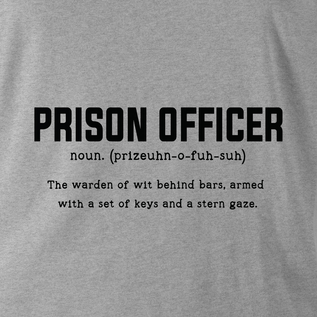PRISON OFFICER HOODIE