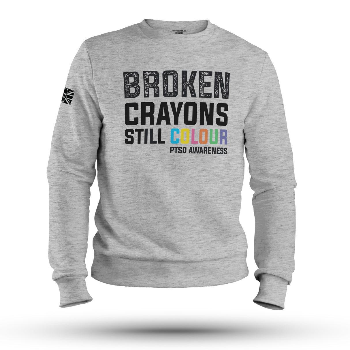 PTSD BROKEN CRAYONS SWEAT