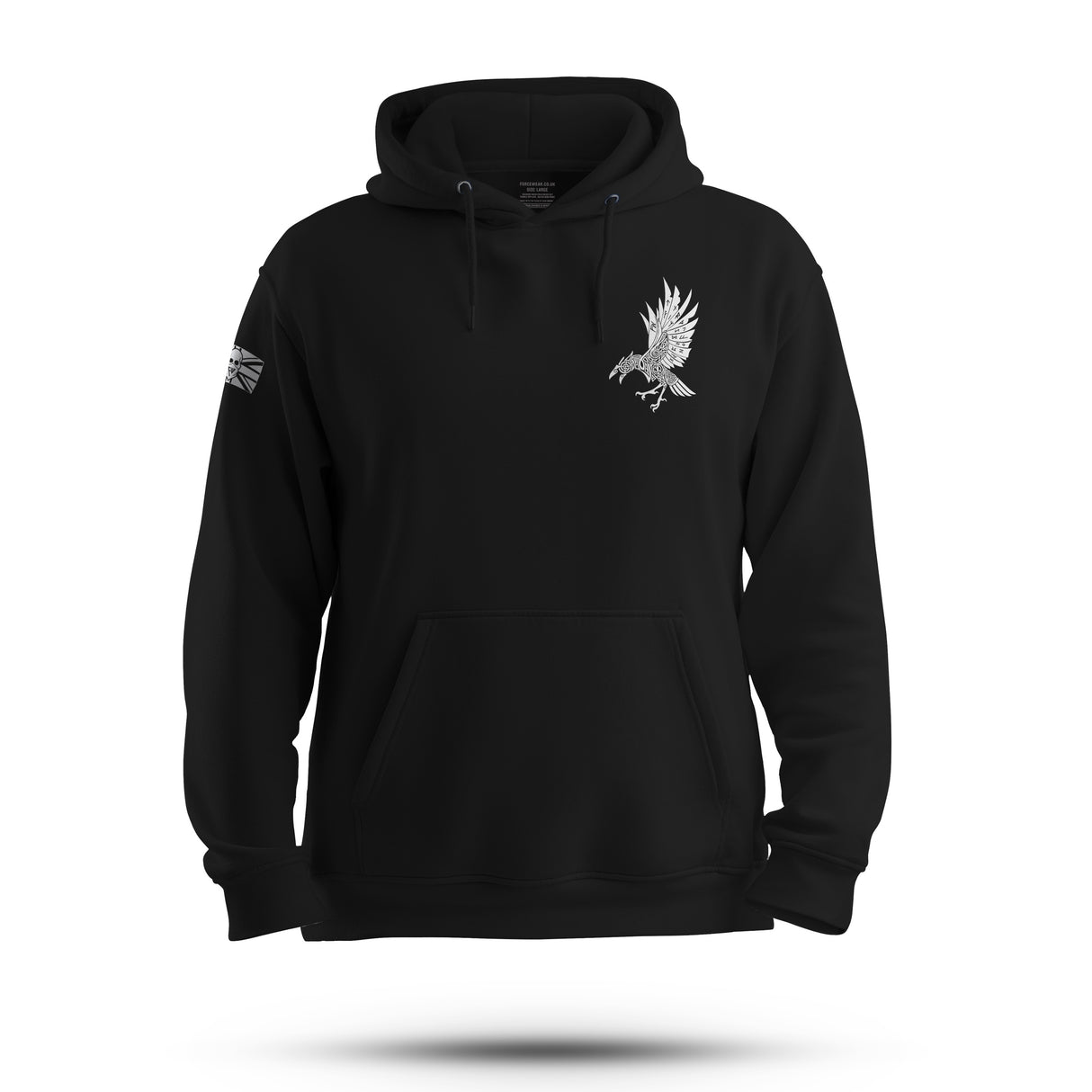 RAVEN WHT INK HOODIE