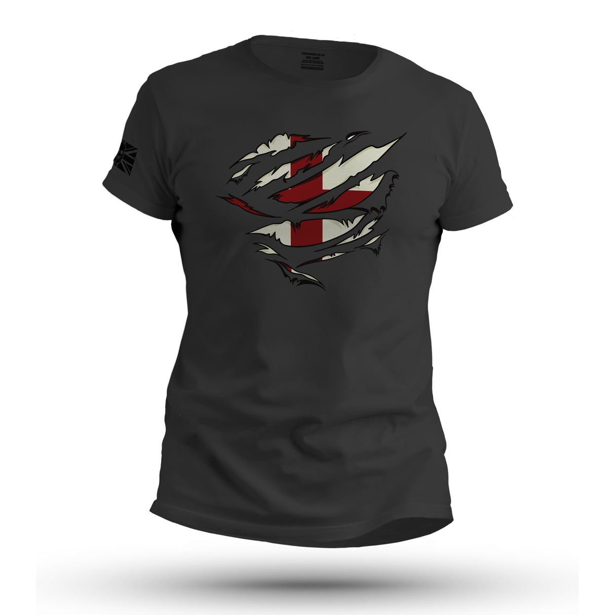 RIPPED ST GEORGES FLAG