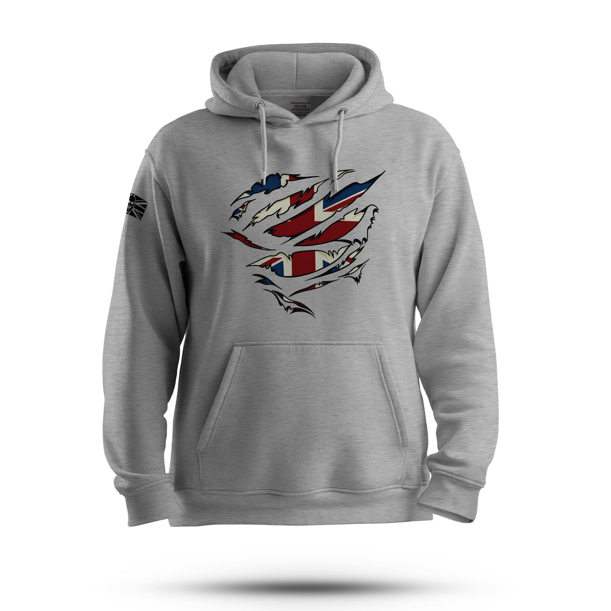 RIPPED UNION JACK HOODIE