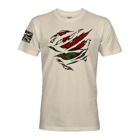 RIPPED WELSH FLAG