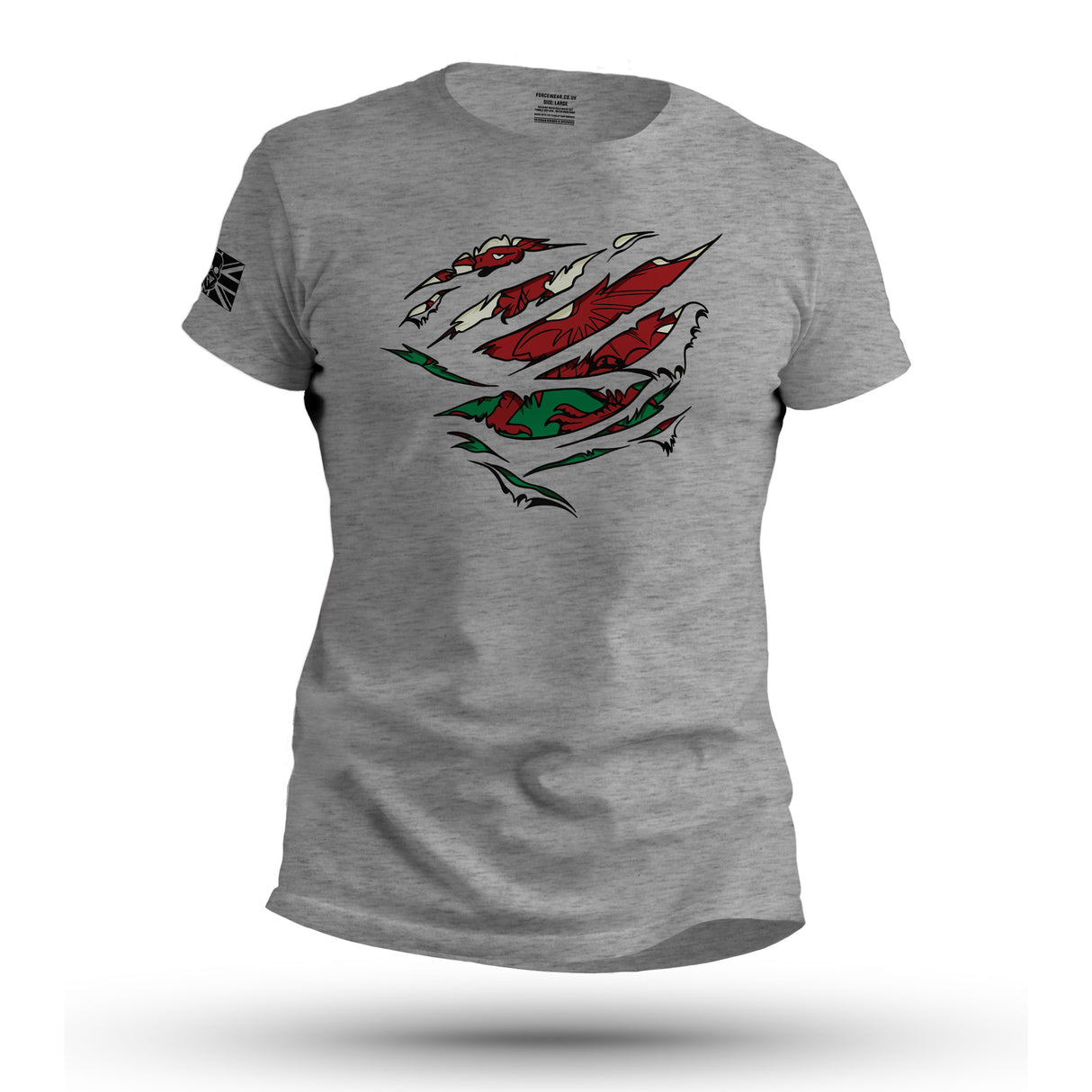 RIPPED WELSH FLAG