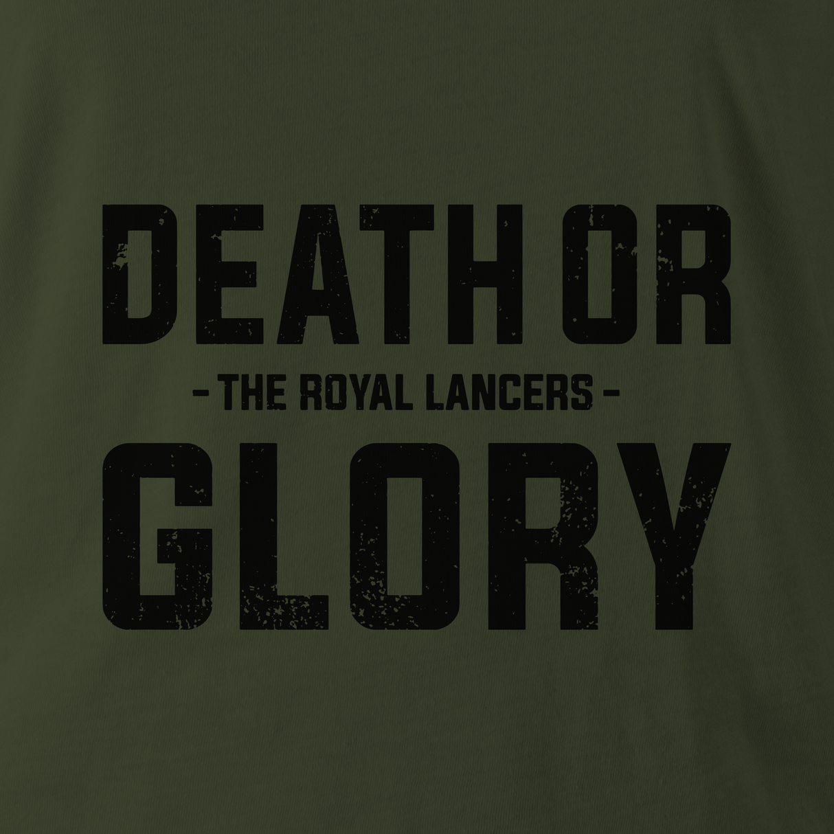 ROYAL LANCERS MOTTO (DEATH OR GLORY) HOODIE