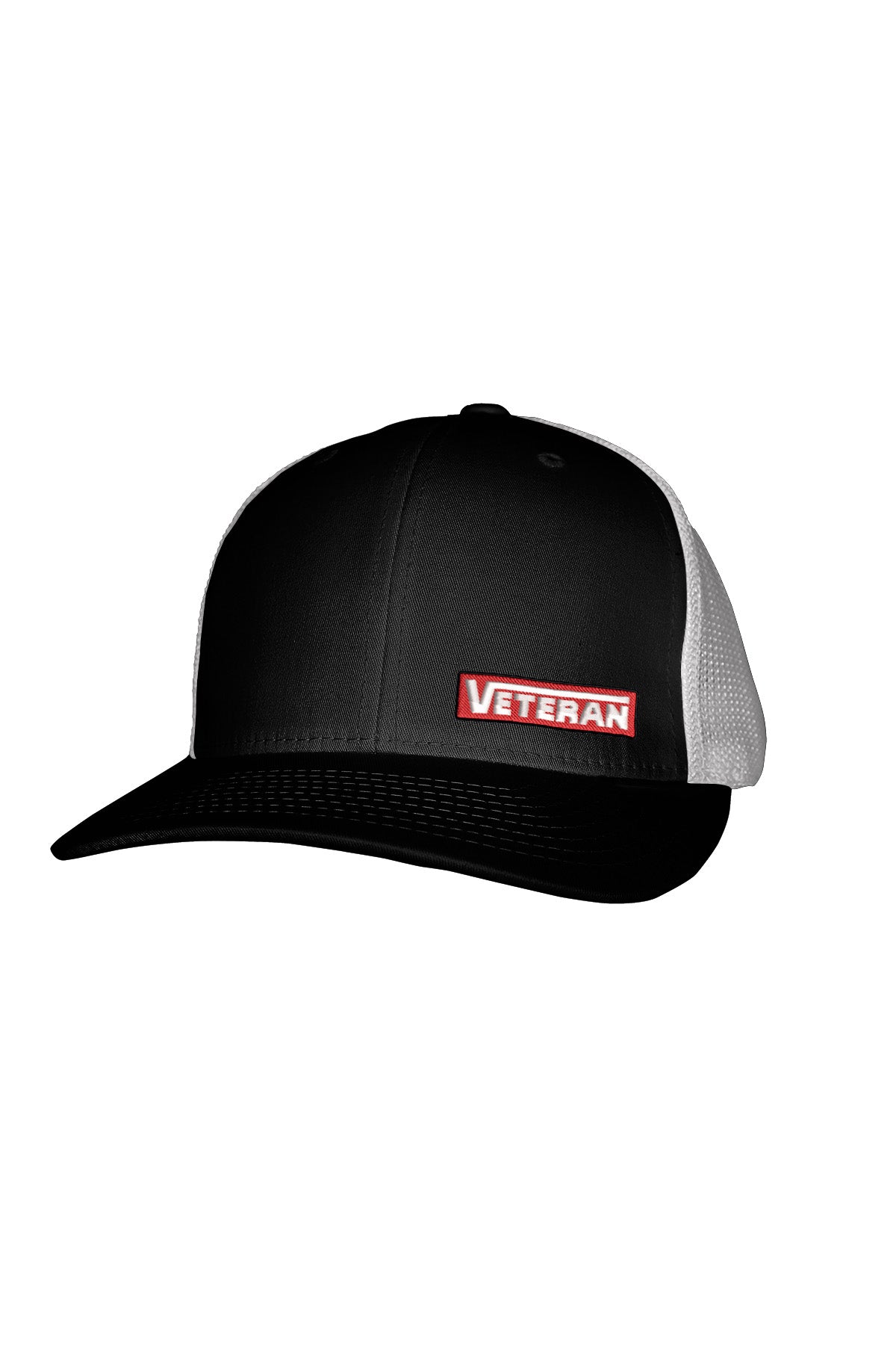 VETERAN STITCH-SYLE™️ RED PATCH - MESH BACK SNAPBACK