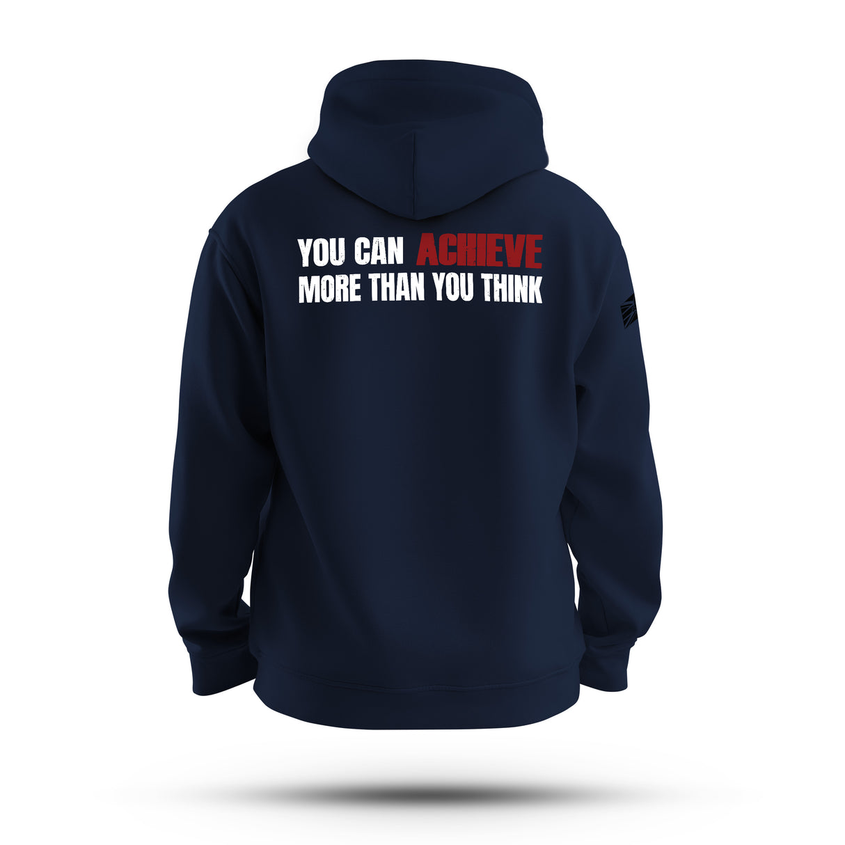 YOU CAN ACHIEVE WHITE INK TAG & BACK HOODIE