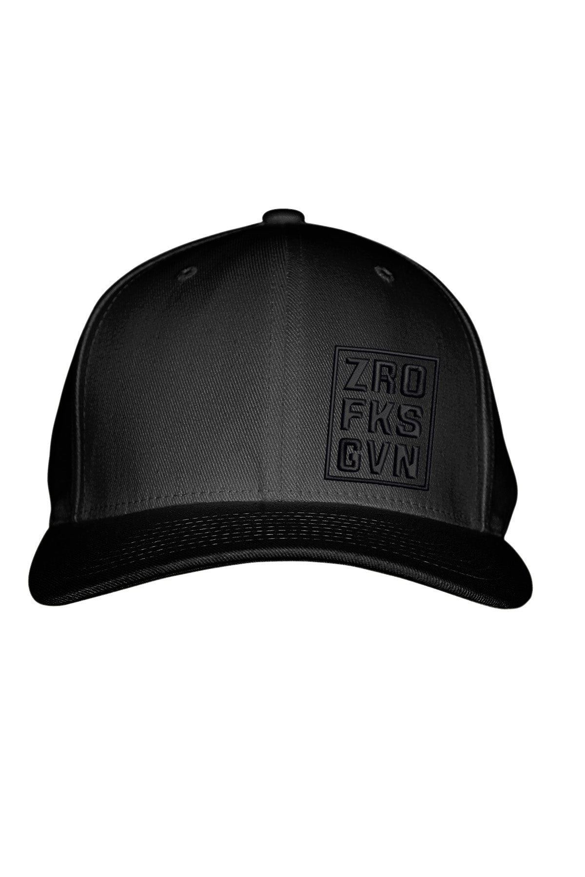 ZRO FKS GVN BLACK STITCH-STYLE™️ - FABRIC BACK SNAPBACK