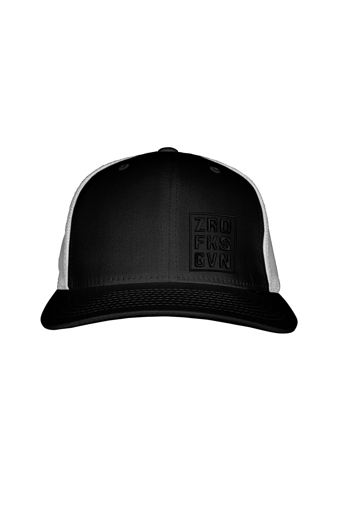 ZRO FKS GVN BLACK STITCH-STYLE™️ - MESH BACK SNAPBACK