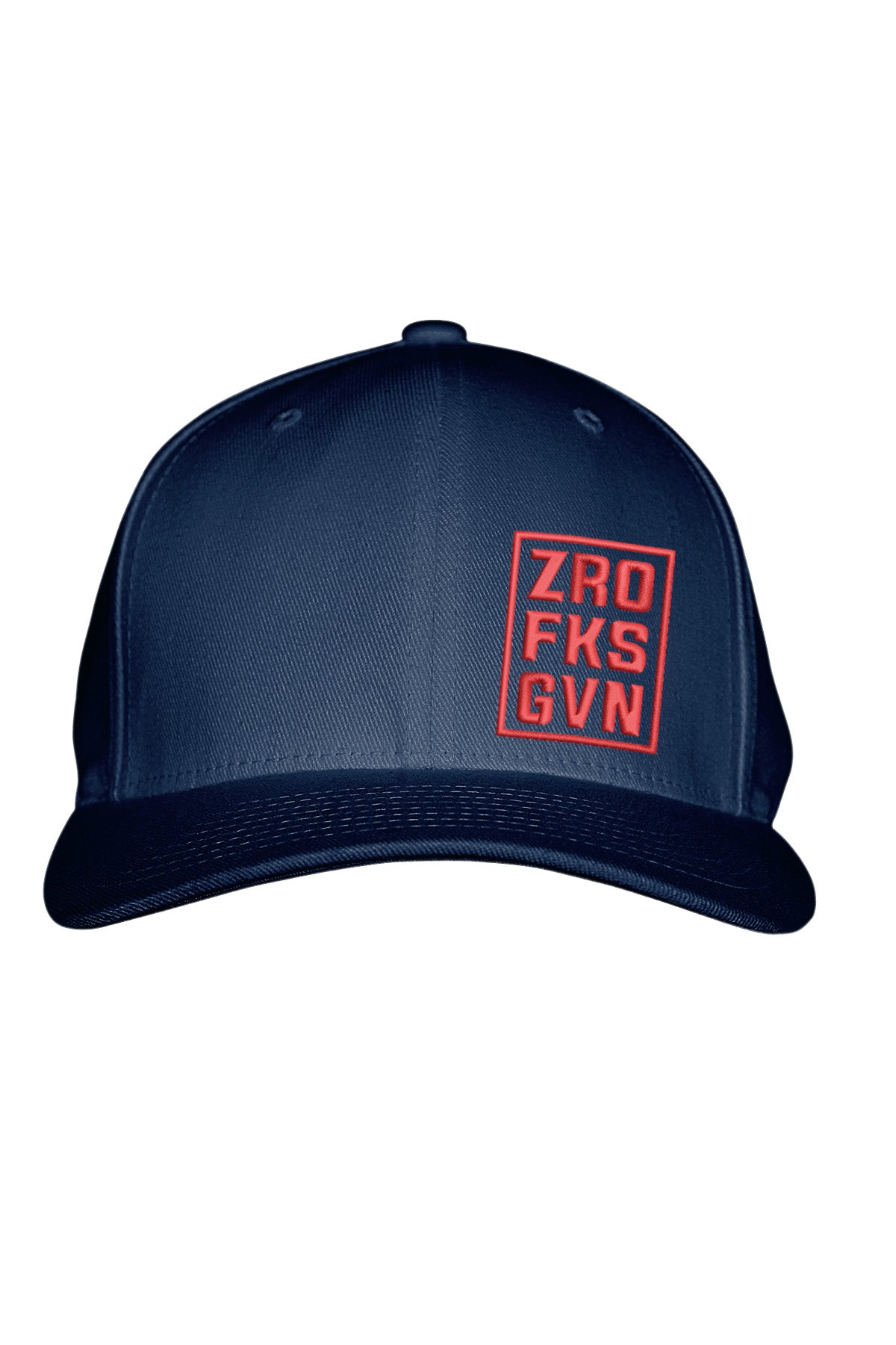 ZRO FKS GVN RED STITCH-STYLE™️ - FABRIC BACK SNAPBACK
