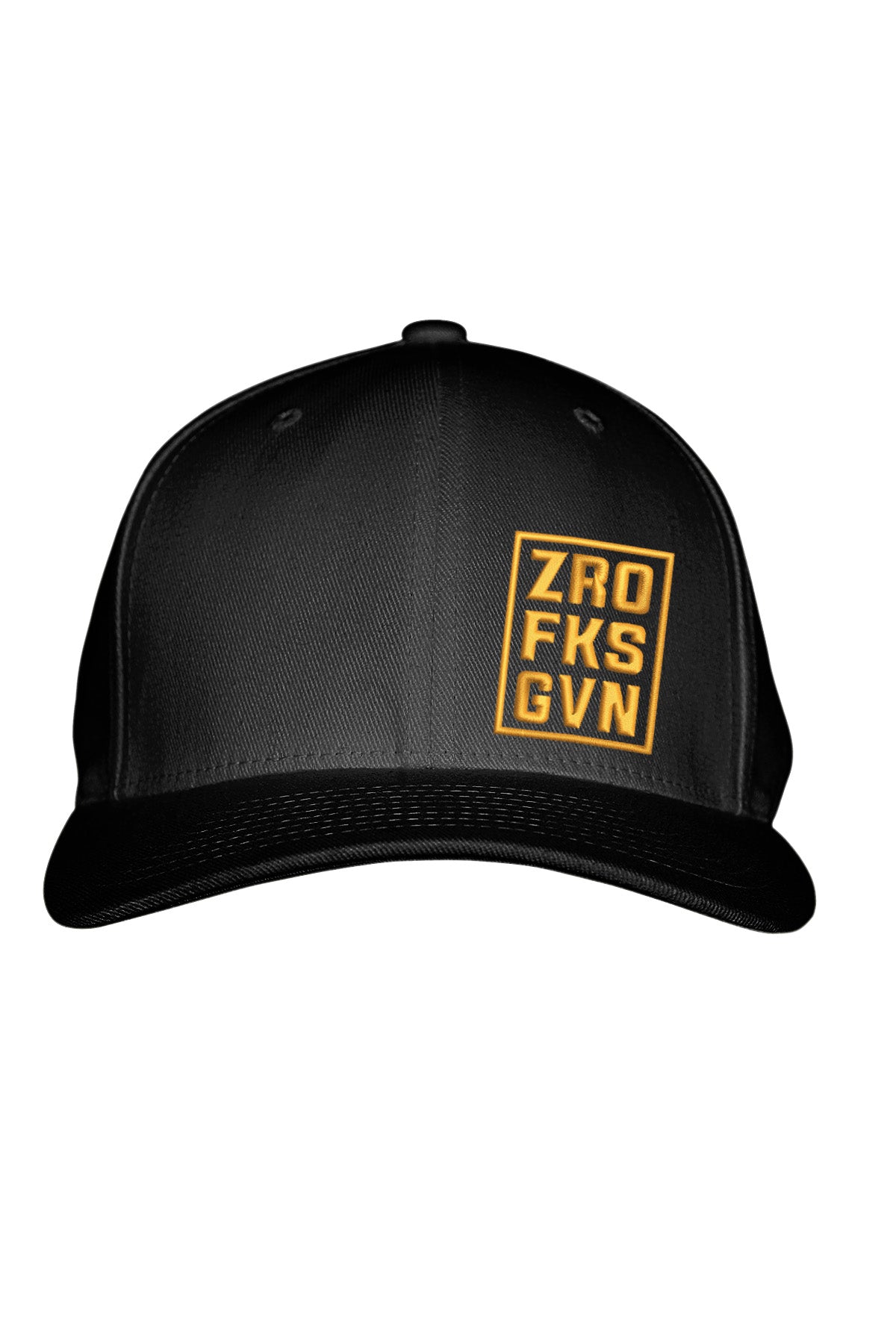 ZRO FKS GVN YELLOW STITCH-STYLE™️ - FABRIC BACK SNAPBACK