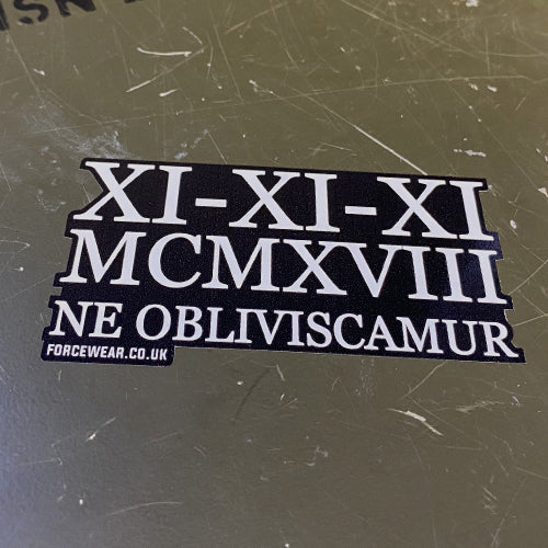 11.11.11 STICKER 155 - Force Wear HQ