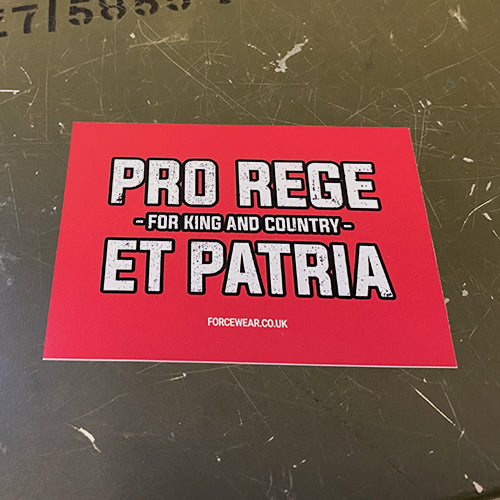 1st THE QUEENS DRAGOON GUARDS STICKER 168 - Force Wear HQ