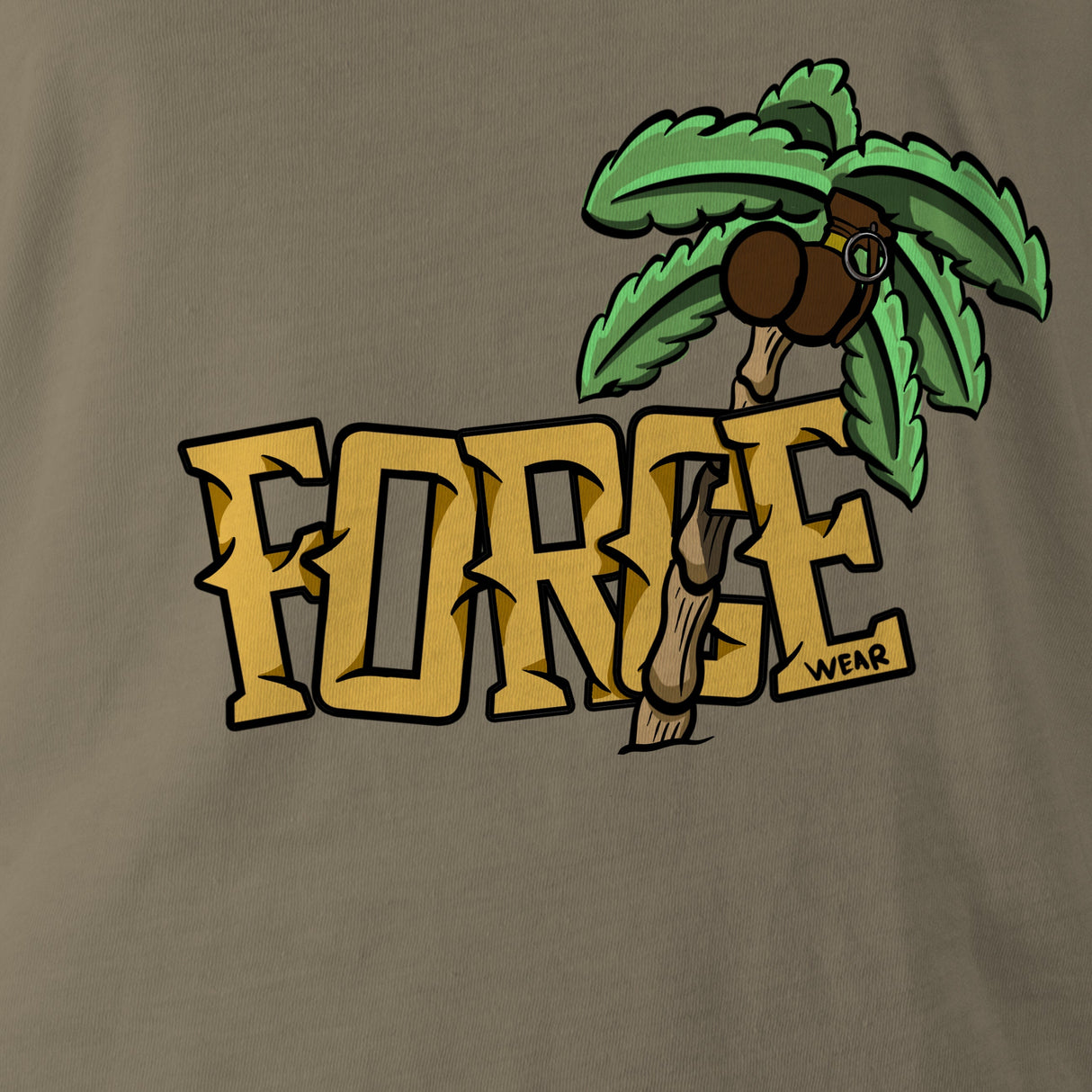 TIKI FORCE TAG & BACK - Force Wear HQ - T-SHIRTS