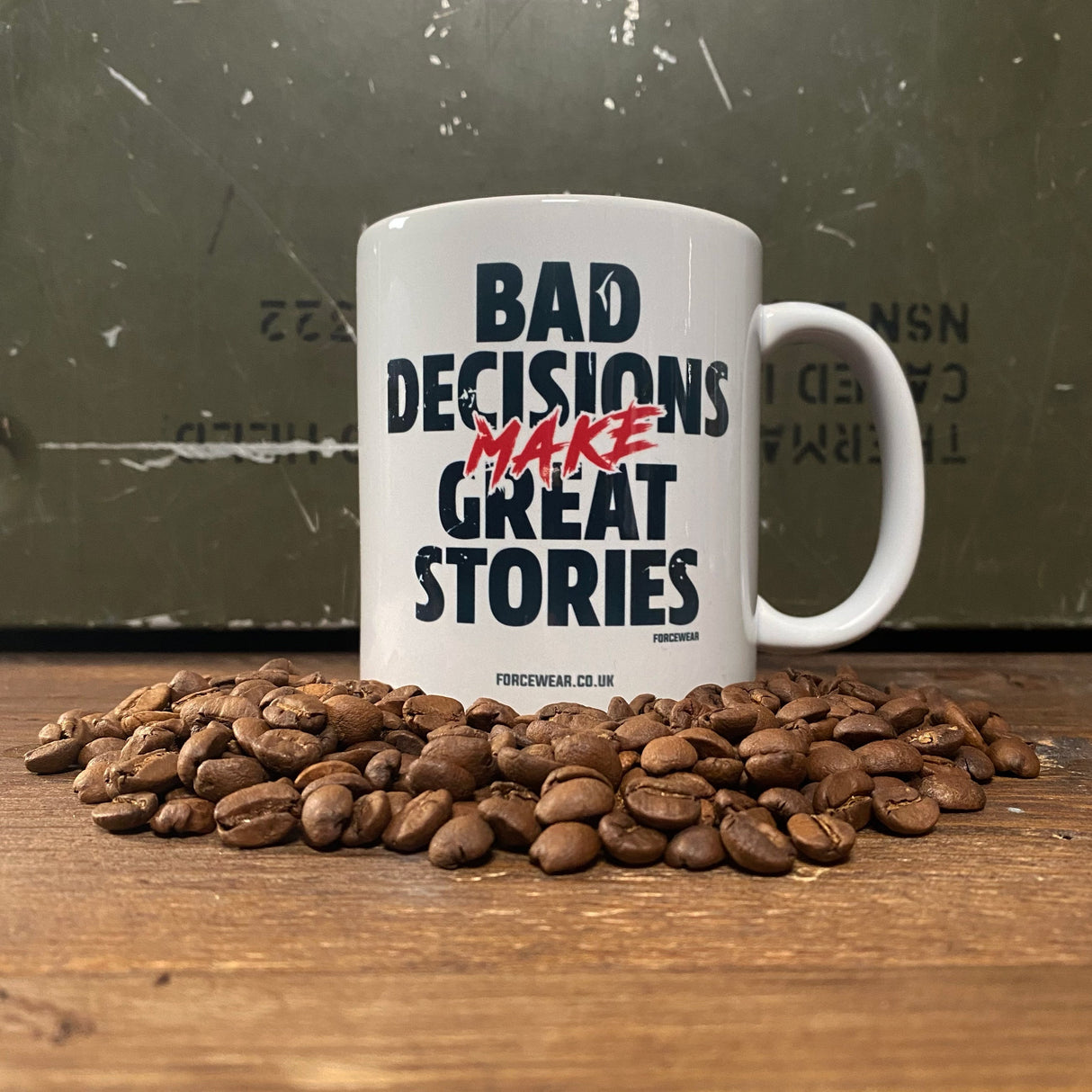 BAD DECISIONS MAKE GREAT STORIES MUG - Force Wear HQ