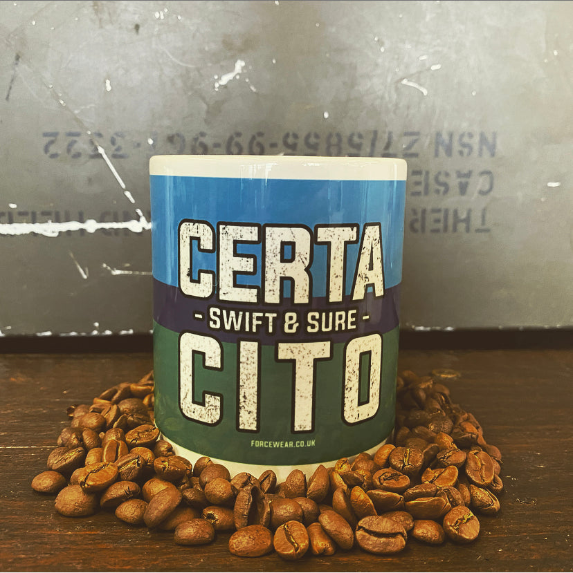 CERTA CITO (SIGNALS) MUG - Force Wear HQ