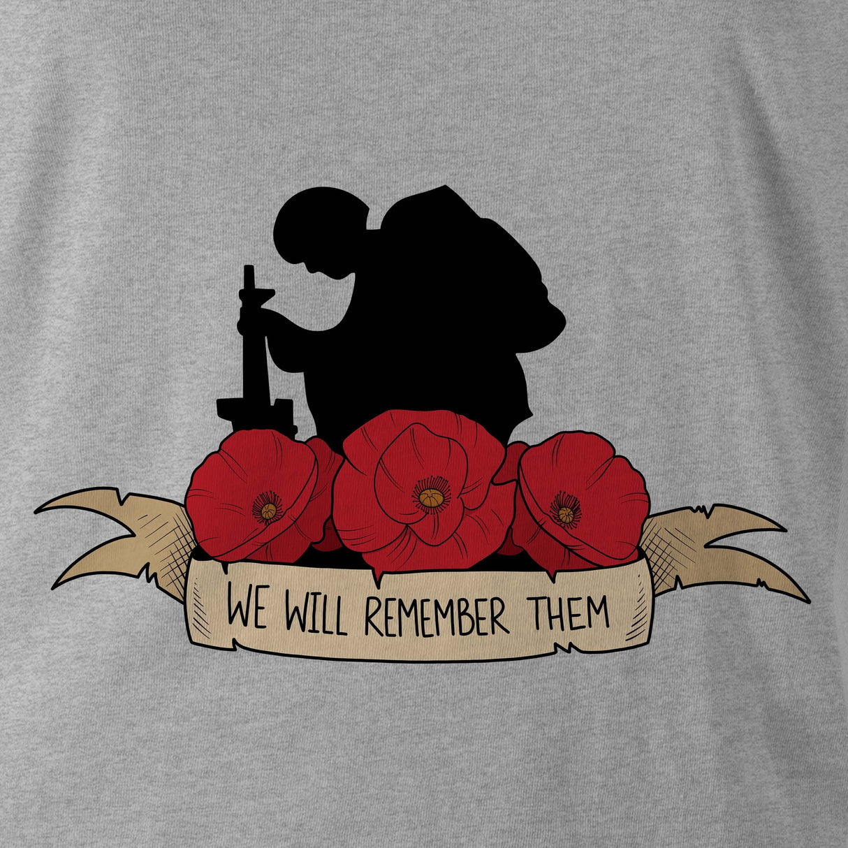 KNEELING SOLDIER HOODIE - Force Wear HQ