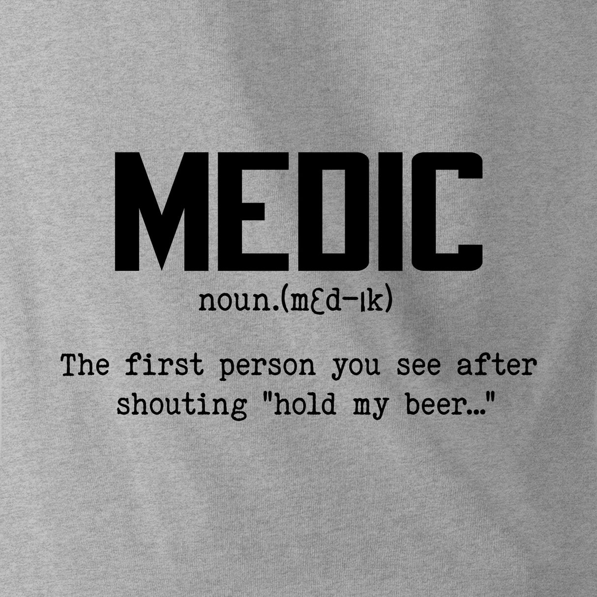 'MEDIC!' TAG & BACK - Force Wear HQ - T-SHIRTS