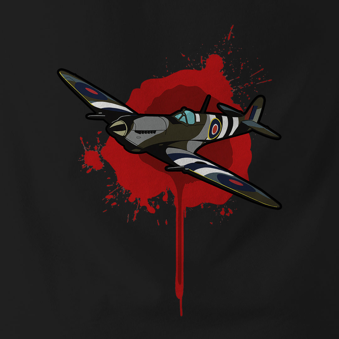 RAF SPITFIRE (WOUNDED) HOODIE - Force Wear HQ - HOODIES