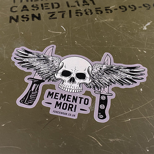 REMEMBER DEATH STICKER 122 - Force Wear HQ