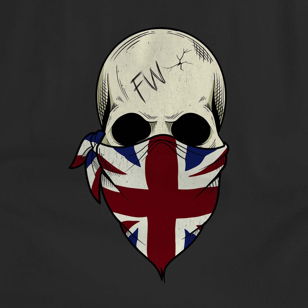 SKULL BRITANNIA HOODIE - Force Wear HQ